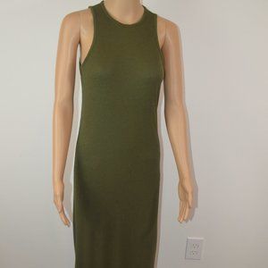 FOREVER 21 Olive Green Tank Maxi Dress Size Small